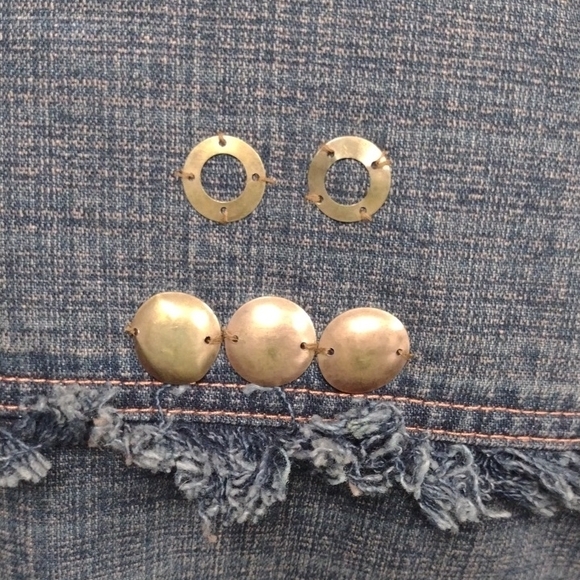 Multiples Dark Blue Jean Jacket with Button Details - Picture 8 of 14
